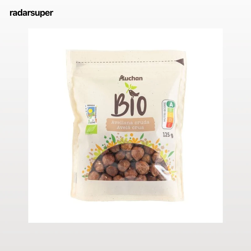 PRODUCTO ECOLÓGICO Bio Avellanas crudas ecológicas 125 g.