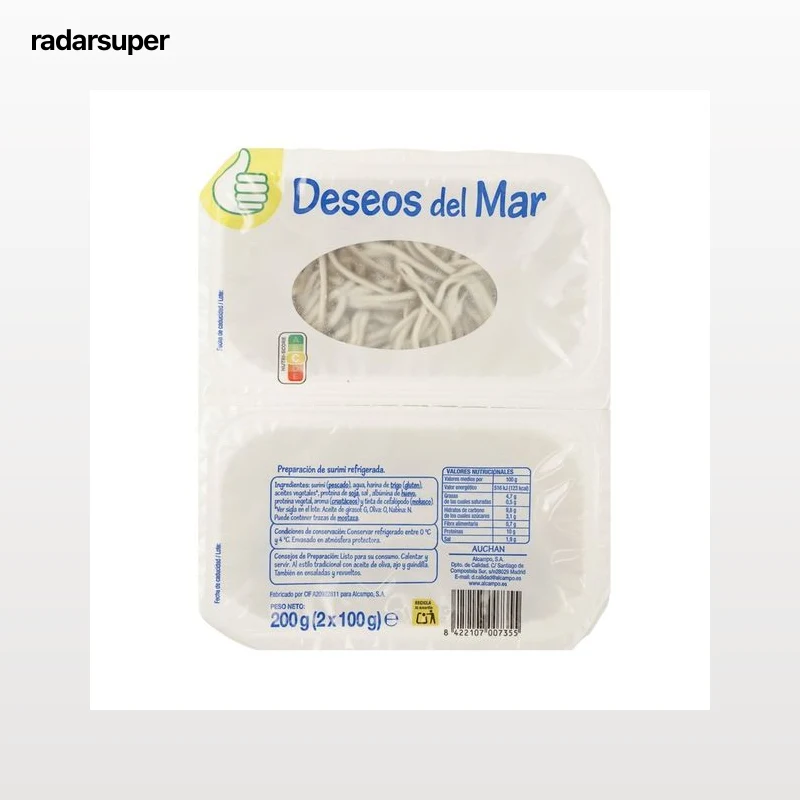 PRODUCTO ECONÓMICO ALCAMPO Antojos (sucedáneo de angulas) 200 g.