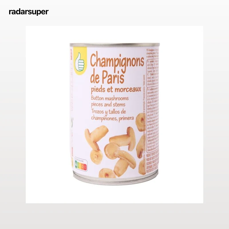 PRODUCTO ECONÓMICO ALCAMPO Champiñón en trozos 230 gr.