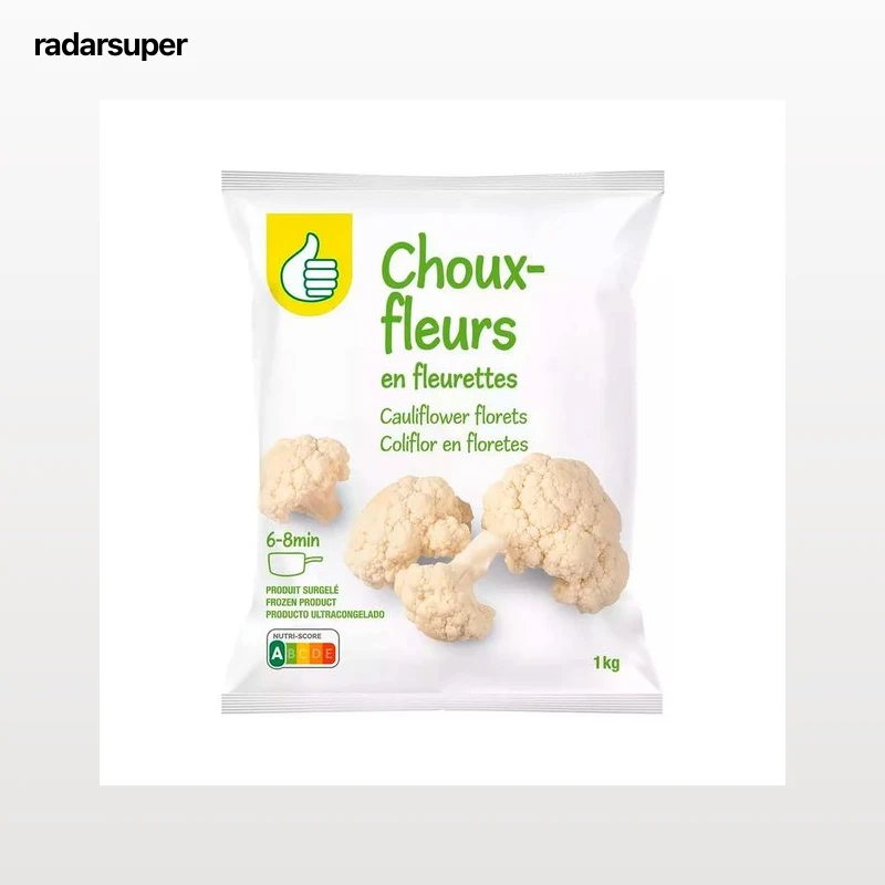 PRODUCTO ECONÓMICO ALCAMPO Coliflor congelada 1 kg.