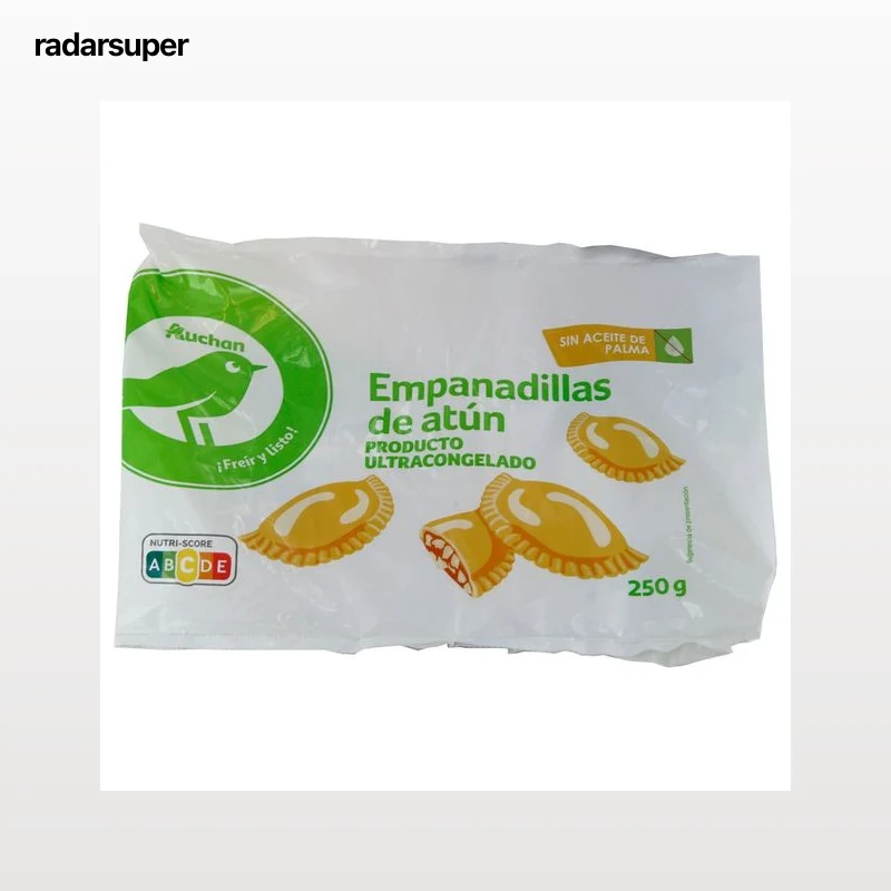 PRODUCTO ECONÓMICO ALCAMPO Empanadillas ultracongeladas rellenas de atún 250 g
