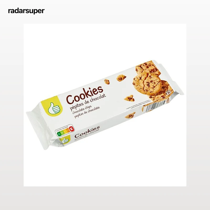 PRODUCTO ECONÓMICO ALCAMPO Galletas cookies con pepitas de chocolate 200 g.