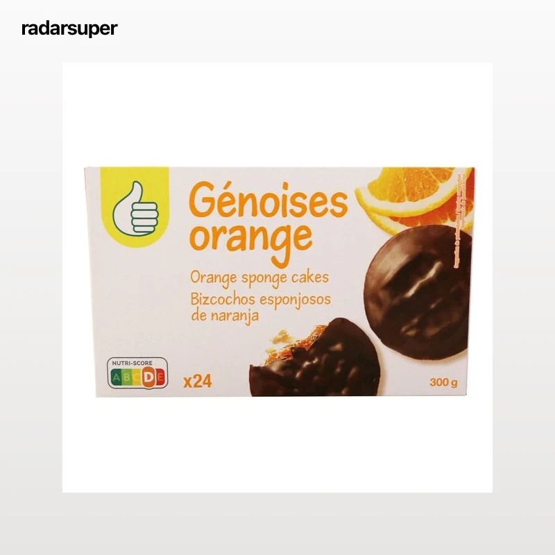 PRODUCTO ECONÓMICO ALCAMPO Galletas genovesas de naranja 300 g.