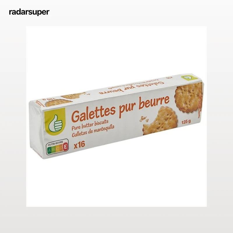 PRODUCTO ECONÓMICO ALCAMPO Galletas de mantequilla 125 g.