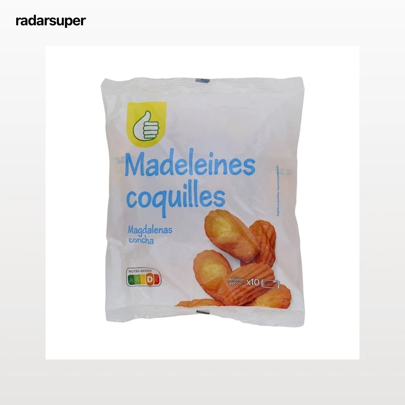 PRODUCTO ECONÓMICO ALCAMPO Magdalenas con forma de concha 10 uds.