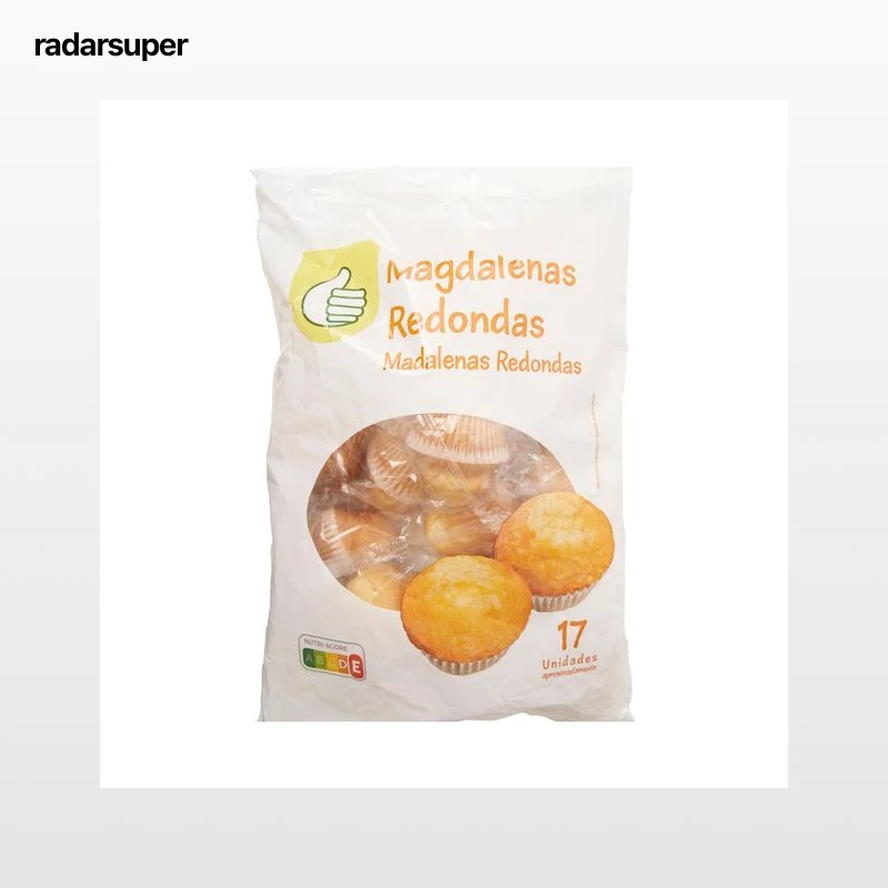 PRODUCTO ECONÓMICO ALCAMPO Magdalenas redondas 615 gr,