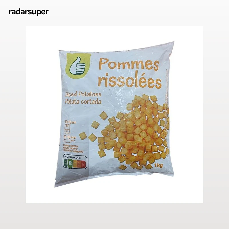 PRODUCTO ECONÓMICO ALCAMPO Patatas fritas en dados 1 kg.