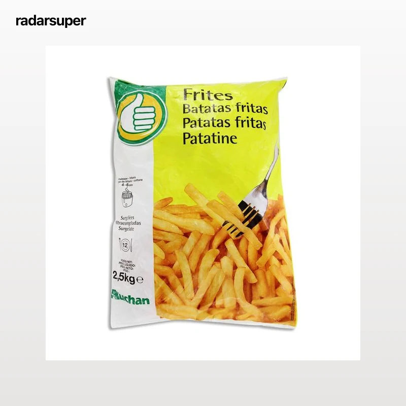 PRODUCTO ECONÓMICO ALCAMPO Patatas prefritas y ultracongeladas PRODUCTO ECONÓMICO ALCAMPO 2.5 kg.