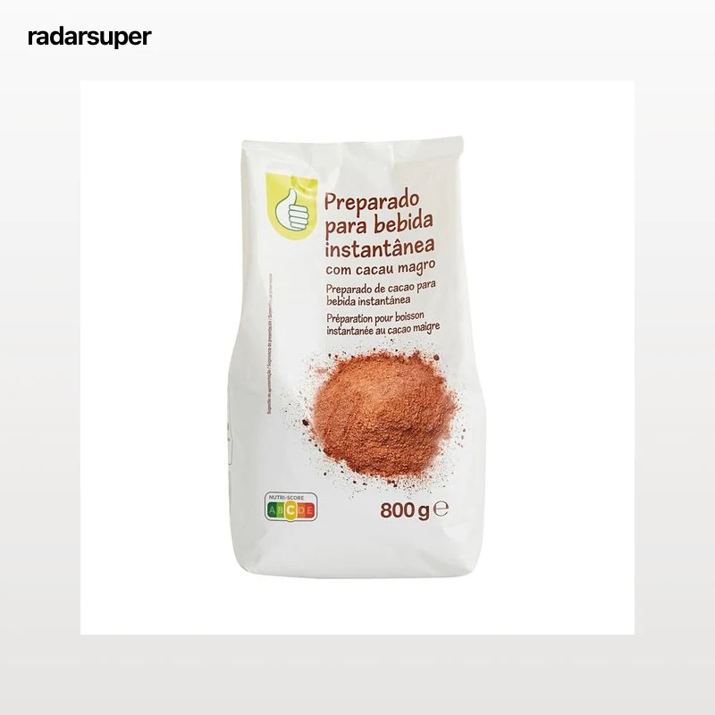 PRODUCTO ECONÓMICO ALCAMPO Preparado de cacao para bebida instantánea 800 g.