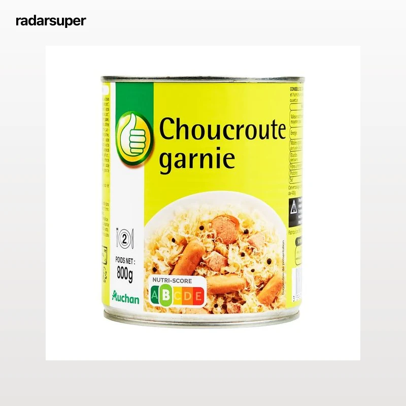 PRODUCTO ECONÓMICO ALCAMPO Preparado de chucrut 800 gr