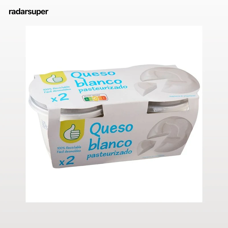 PRODUCTO ECONÓMICO ALCAMPO Queso fresco PRODUCTO ECONÓMICO ALCAMPO 2 uds. x 250 g.