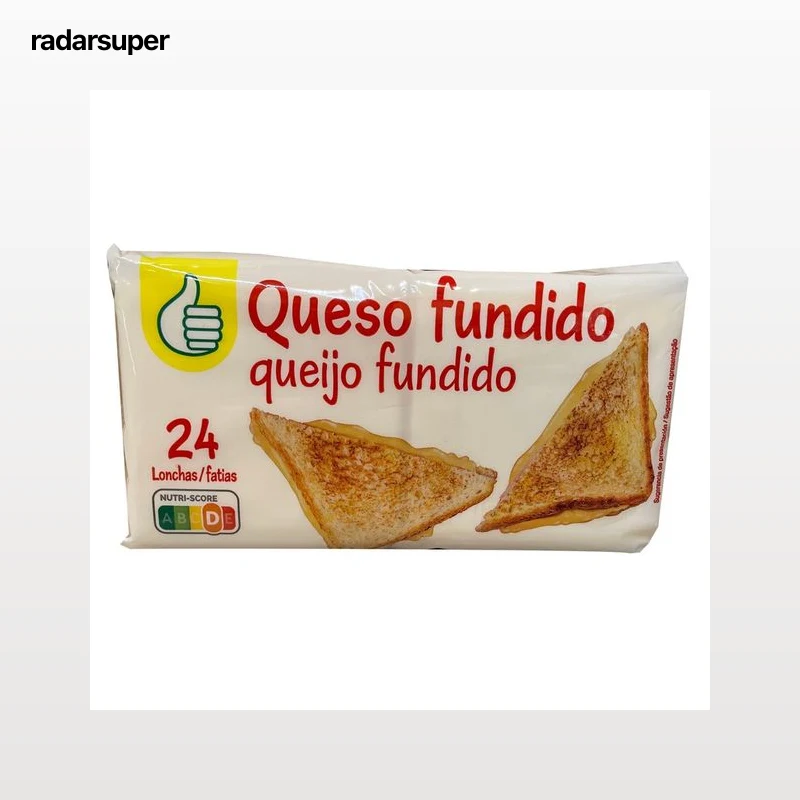 PRODUCTO ECONÓMICO ALCAMPO Queso fundido en lonchas PRODUCTO ECONÓMICO ALCAMPO 450 g.