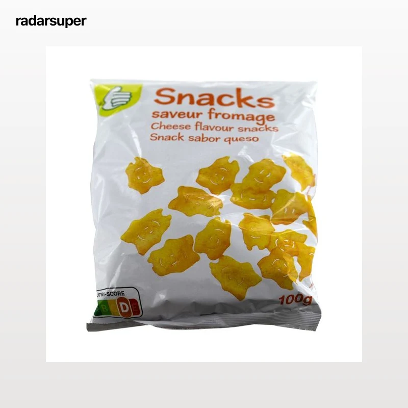 PRODUCTO ECONÓMICO ALCAMPO Snacks de maiz con sabor a queso 100 g.