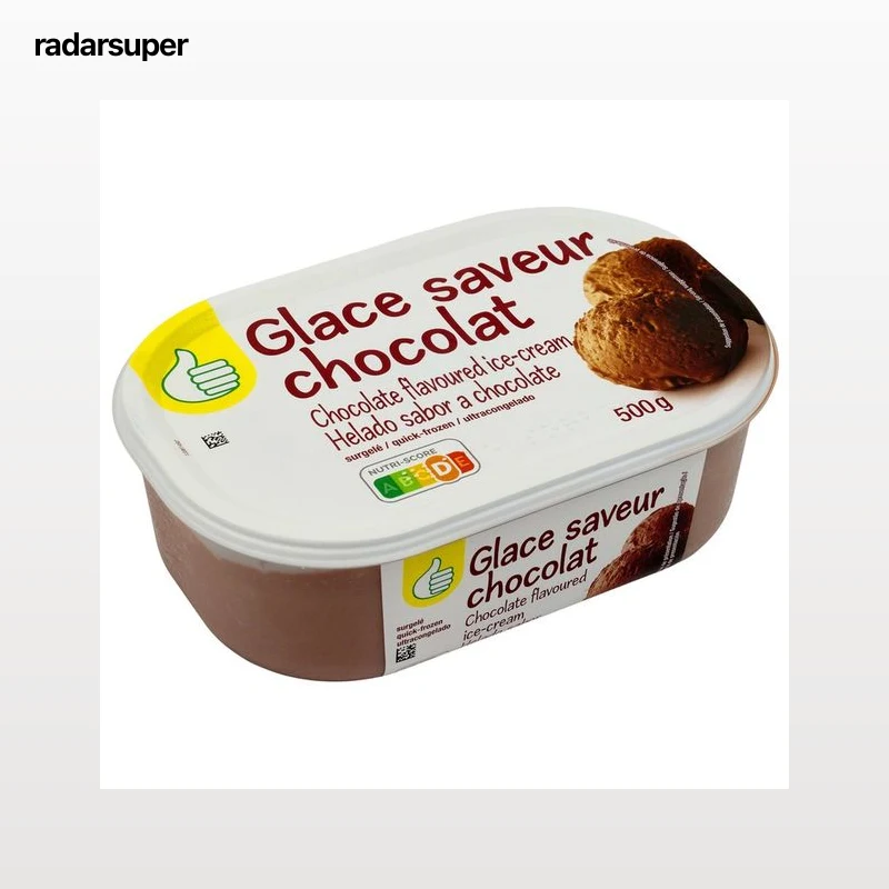PRODUCTO ECONÓMICO ALCAMPO Tarrina de helado sabor a chocolate 1 l.