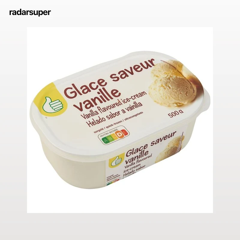 PRODUCTO ECONÓMICO ALCAMPO Tarrina de helado sabor a vainilla 1 l.