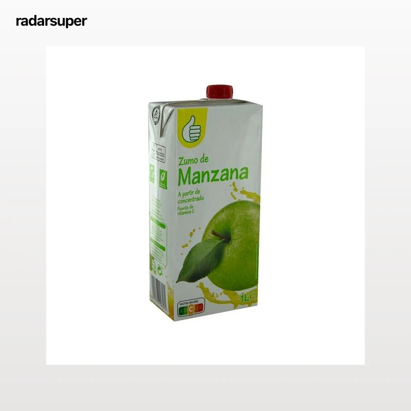 PRODUCTO ECONÓMICO ALCAMPO Zumo de manzana 1 l.