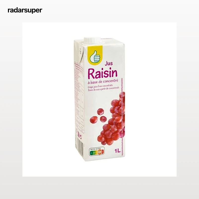 PRODUCTO ECONÓMICO ALCAMPO Zumo de uva 1 l.