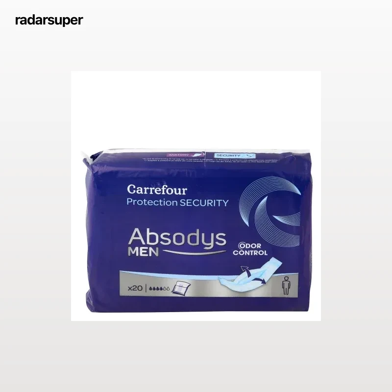 Proteccion masculina normal Absodys Carrefour 20 ud.