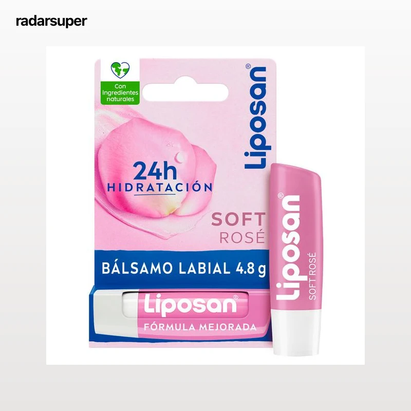 Protector labial Liposan soft rosé 24h hidratación intensa