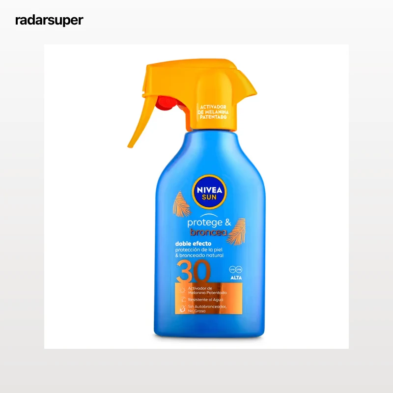 Protector solar protege y broncea spf 30 Nivea 300 ml