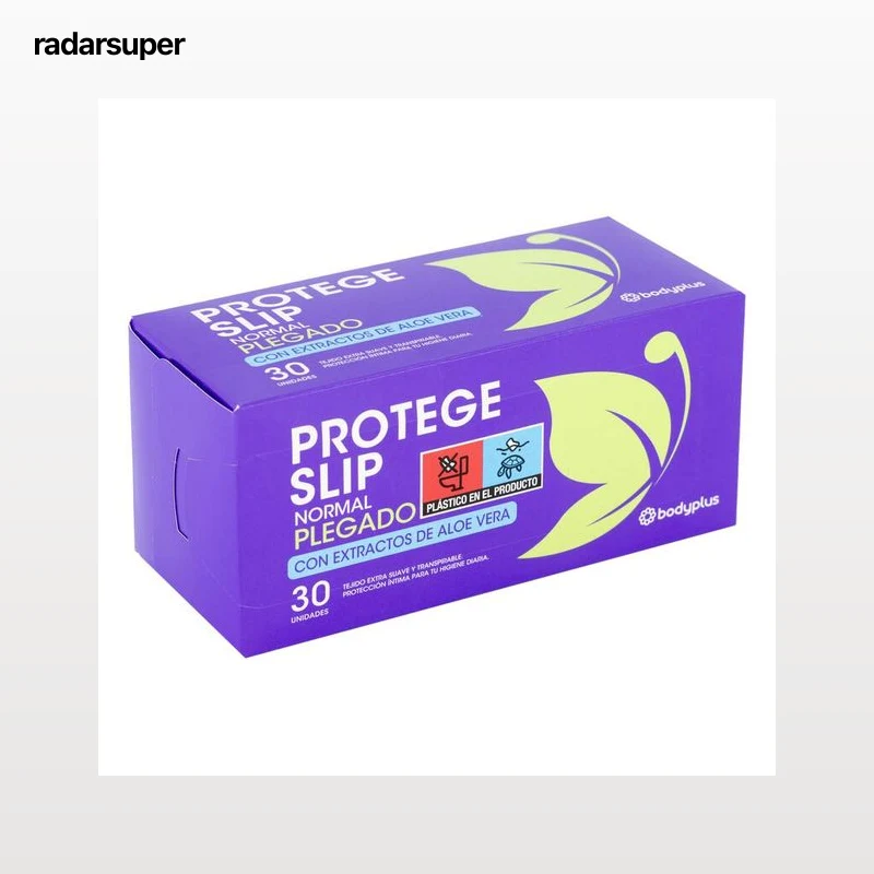 Protegeslip Bodyplus 30 uds plegable aloe