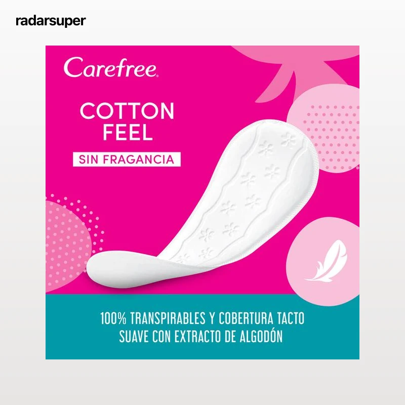 Protegeslip Carefree 56 uds tacto de algodón natural