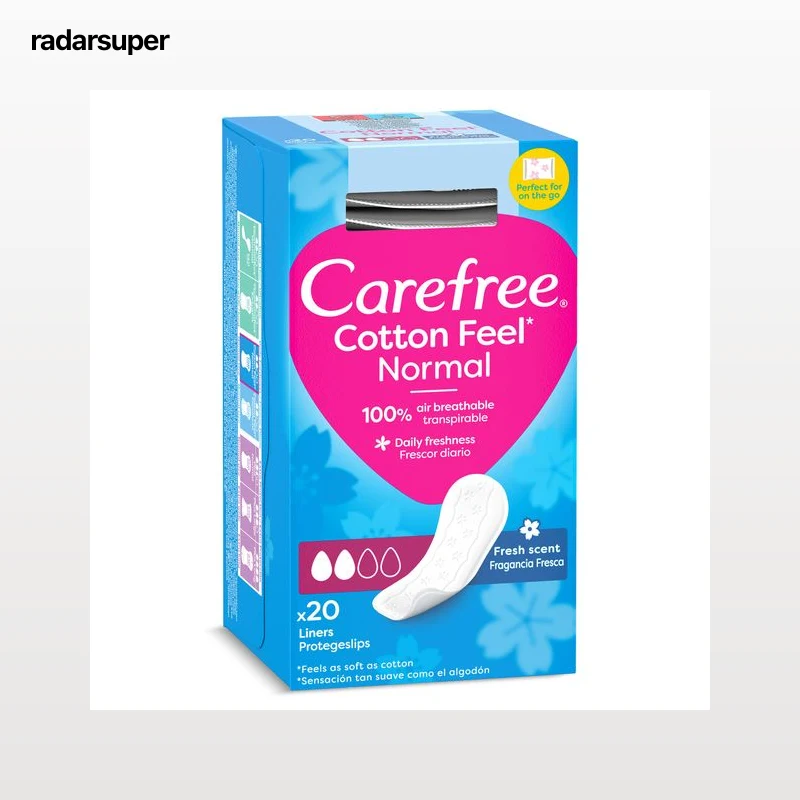Protegeslip cotton feel plegable Carefree 20 unidades