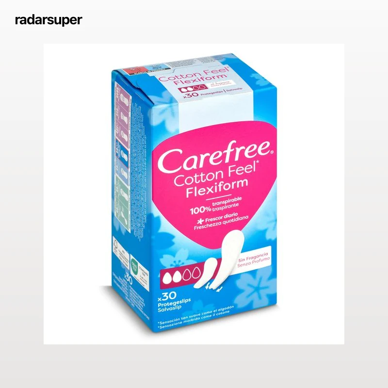 Protegeslip flexiform Carefree 30 unidades
