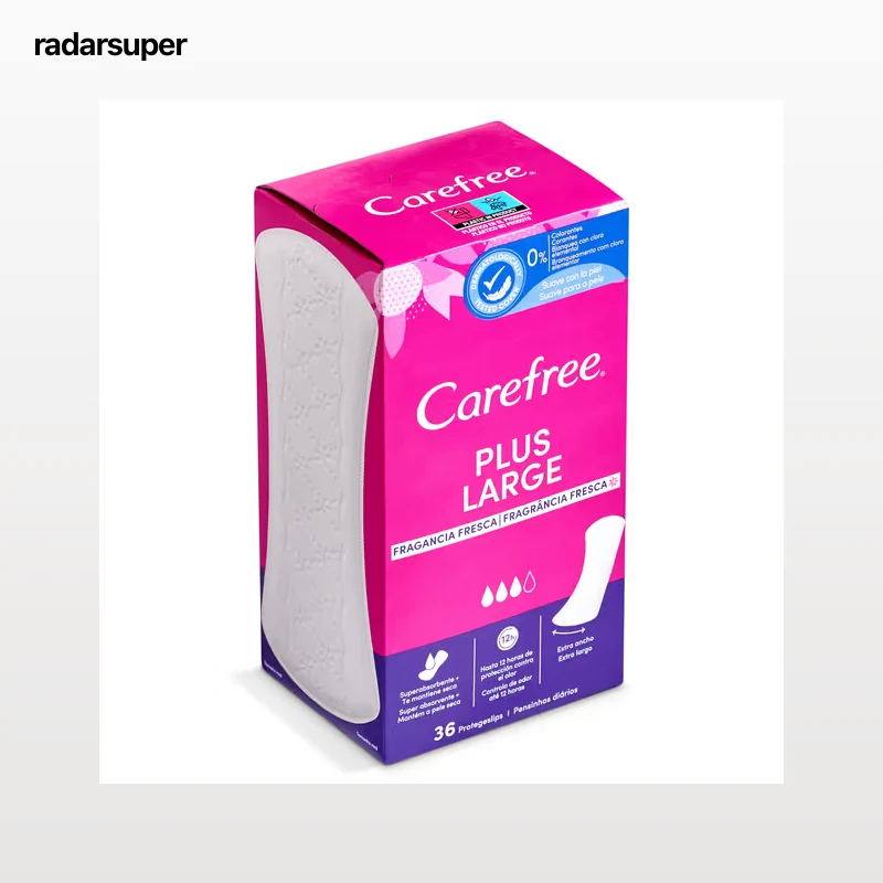 Protegeslip maxi Carefree 36 unidades