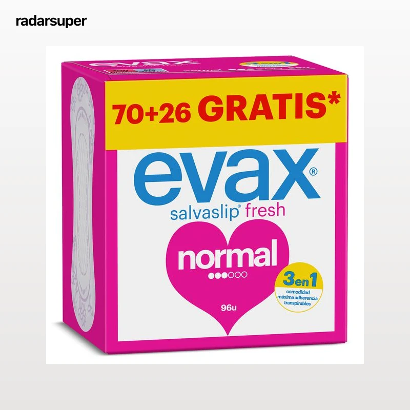 Protegeslip normal Evax 96 unidades
