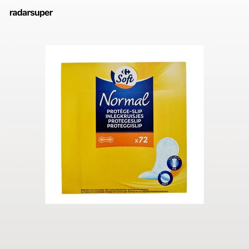 Protegeslip normal Soft Carrefour 72 ud.