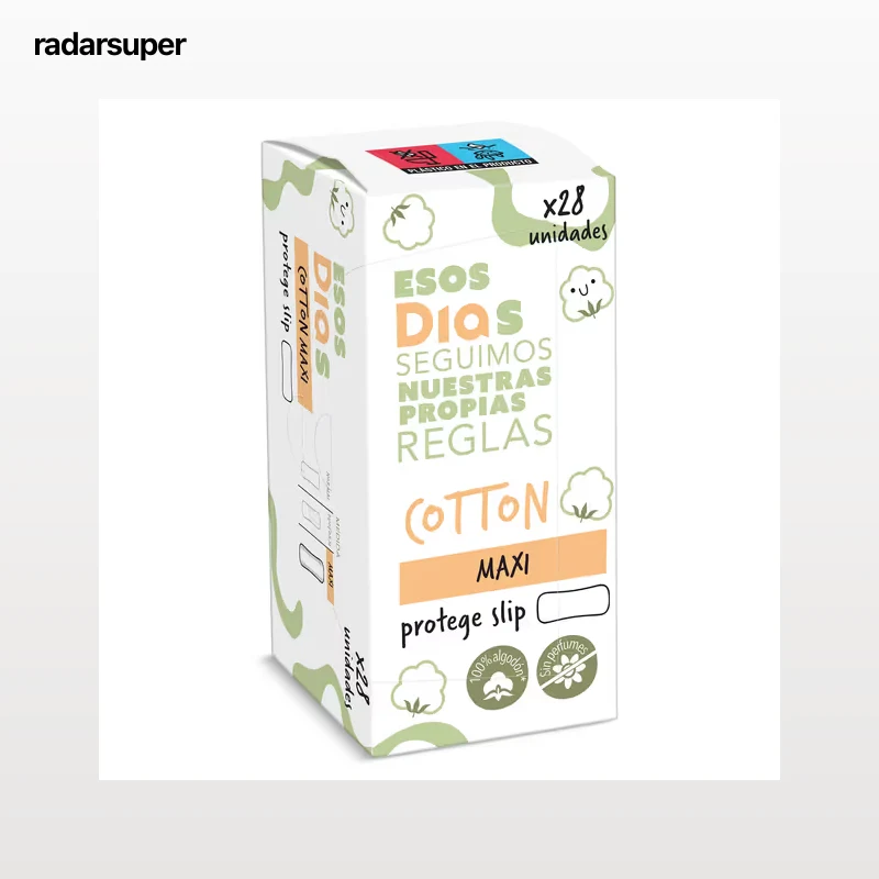 Protegeslips algodón maxi Esos Dias 28 unidades