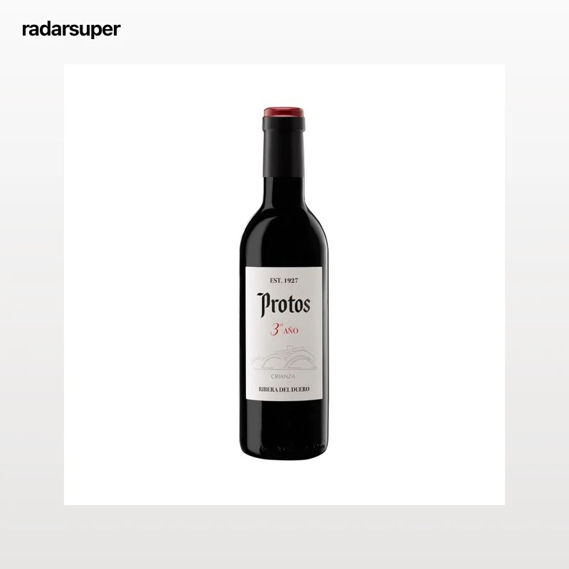 PROTOS  Vino tinto crianza con D.O. Ribera del Duero PROTOS botella de 37,5 cl.