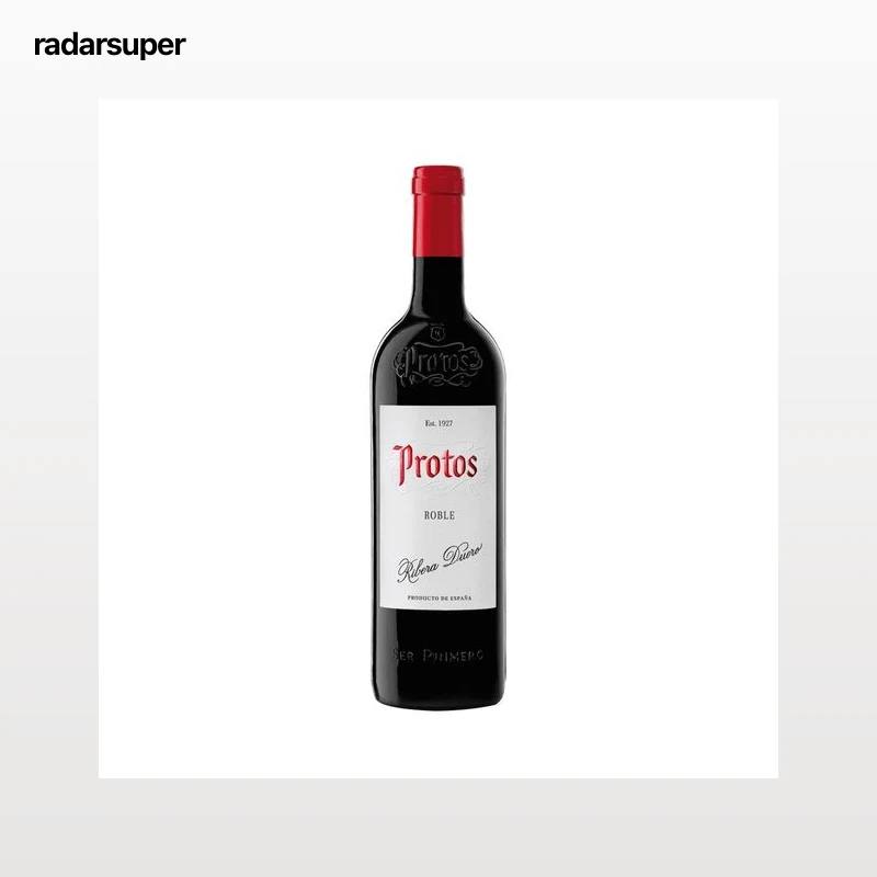 PROTOS Vino tinto roble con D.O. Ribera del Duero botella 75 cl.