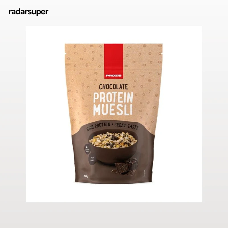 PROZIS Cereales muesli con chocolate y extra de proteína PROZIS 400 g.