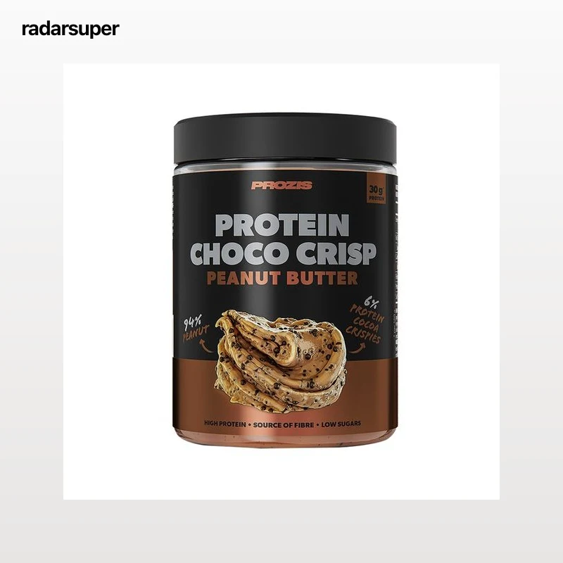 PROZIS Choco crips Mantequilla proteica de cacahuetes y chocolate 250 g.