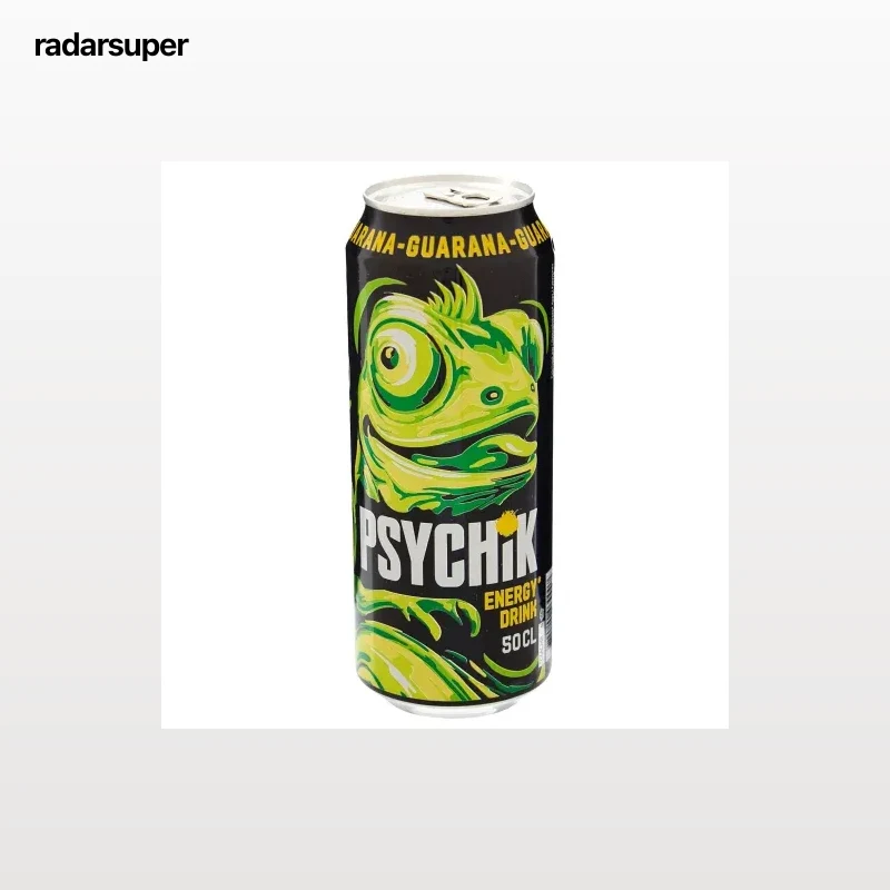 Pshychik Carrefour Bebida Energética guaraná lata 50 cl.