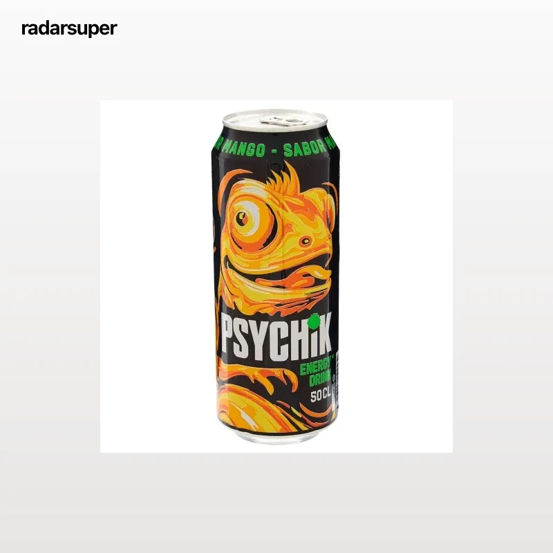 Pshychik Carrefour Bebida Energética mango lata 50 ml.