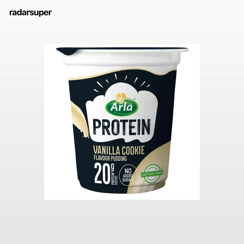 Pudding de vainilla con galletas Arla Protein sin lactosa 200 g.