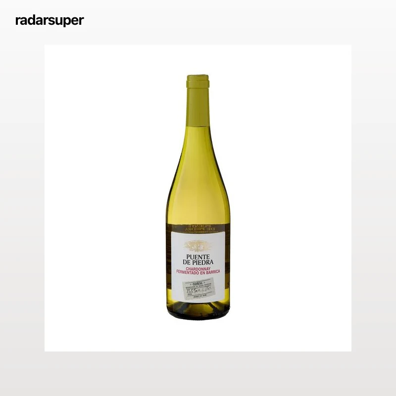 PUENTE DE PIEDRA Vino blanco fermentado en barrica con D.O.P. Cariñena botella 75 cl