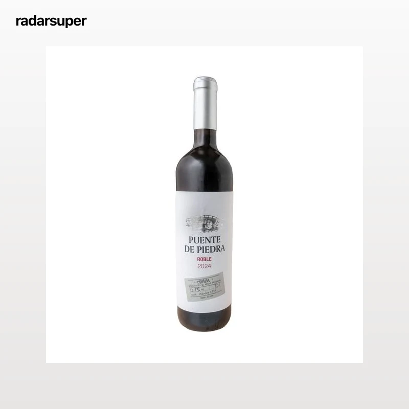 PUENTE DE PIEDRA  Vino tinto roble con D.O. Cariñena botella 75 cl.