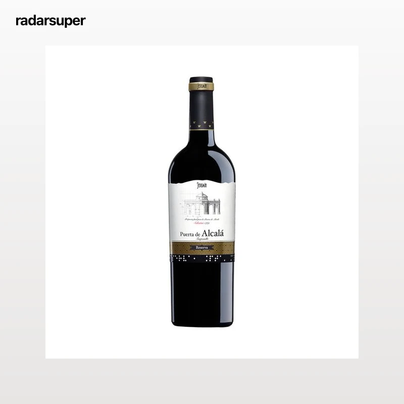 PUERTA DE ALCALÁ Vino tinto reserva con D.O Vinos de Madrid botella de 75 cl.