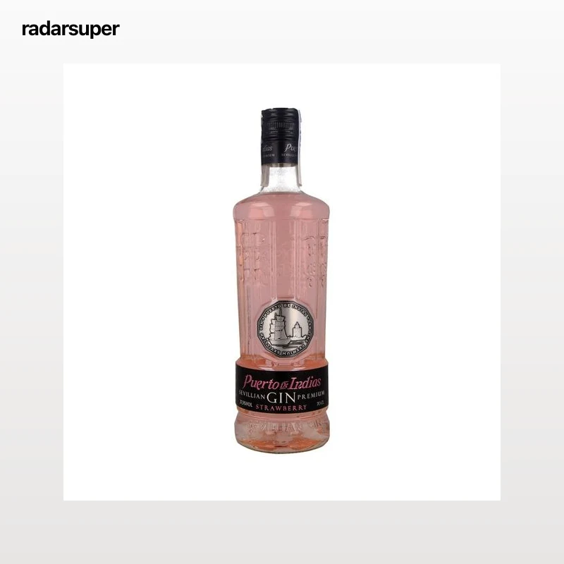 PUERTO DE INDIAS Ginebra con sabor a fresa 70 cl.