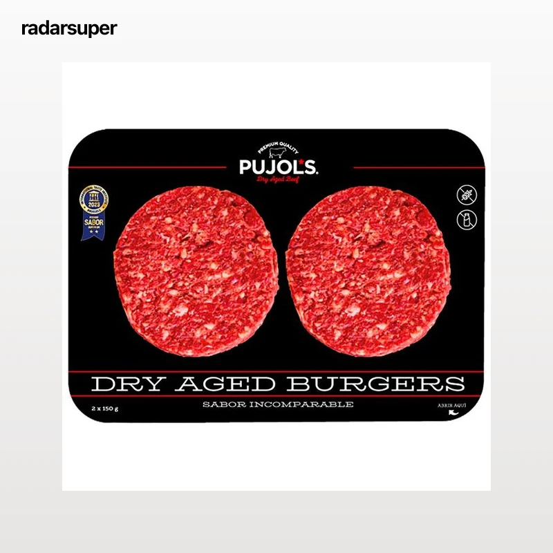 PUJOL´S Burger meat de vaca gallega madurada (+ 30 días) 2 x 150 g.
