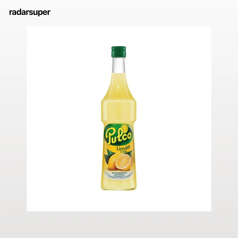 PULCO Bebida refrescante de limón botella de 70 centilitros