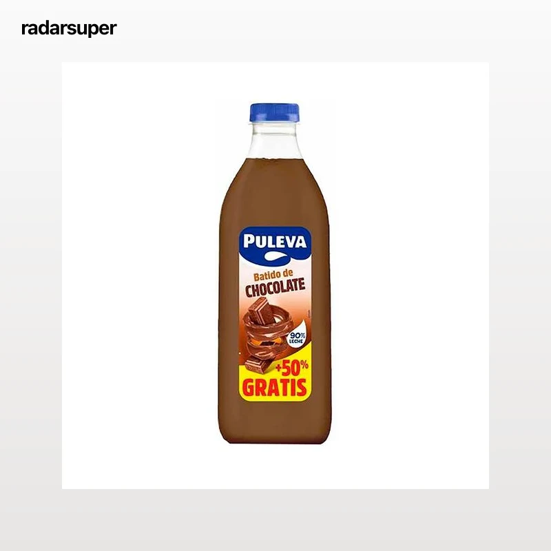 PULEVA Batido de cacao 1l + 50% gratis.
