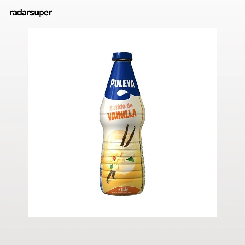PULEVA Batido con sabor a vainilla, elaborado con un 90% de leche PULEVA 1 l.