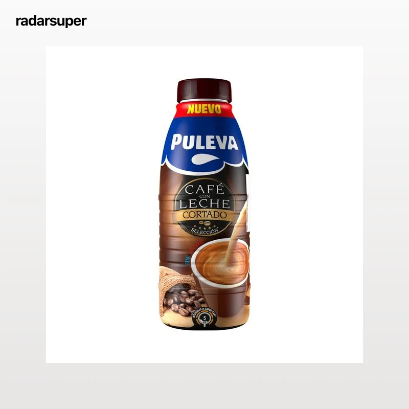 PULEVA Bebida de café (cortado) con leche, enriquecida con vitaminas A y D Selección 1 l.
