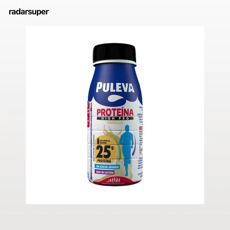 PULEVA High Pro Batido de proteínas con sabor a vainilla 250 ml.