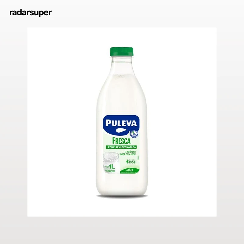 PULEVA Leche fresca de vaca semidesnatada 1 l.